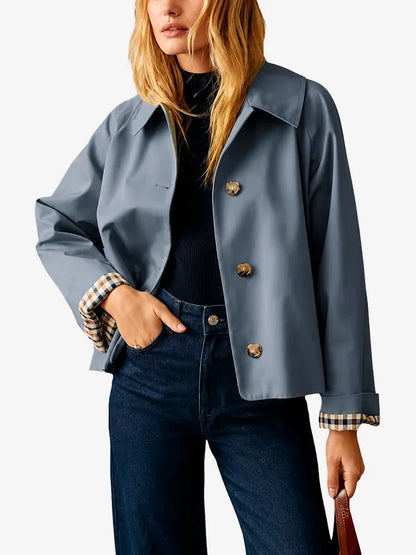 The Classic Cropped Trench Jacket