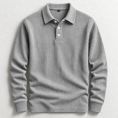 Hudson Corduroy Polo Sweater