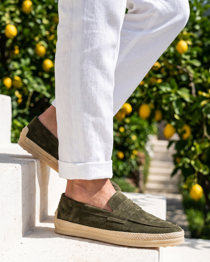 Positano Suede Espadrille Driver
