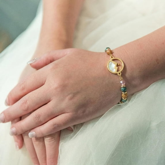 Mustard Seed Beaded Bracelet