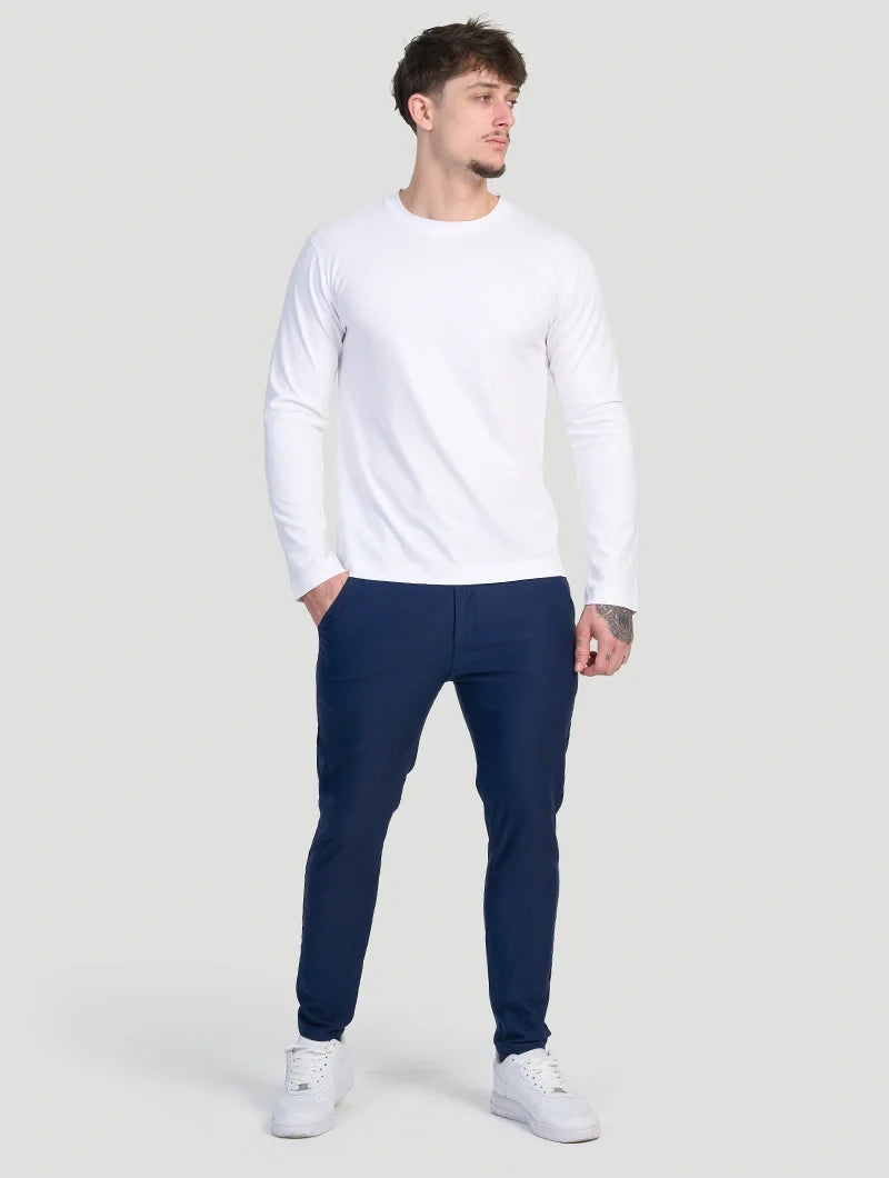 Noa Stretch Pants - Blue