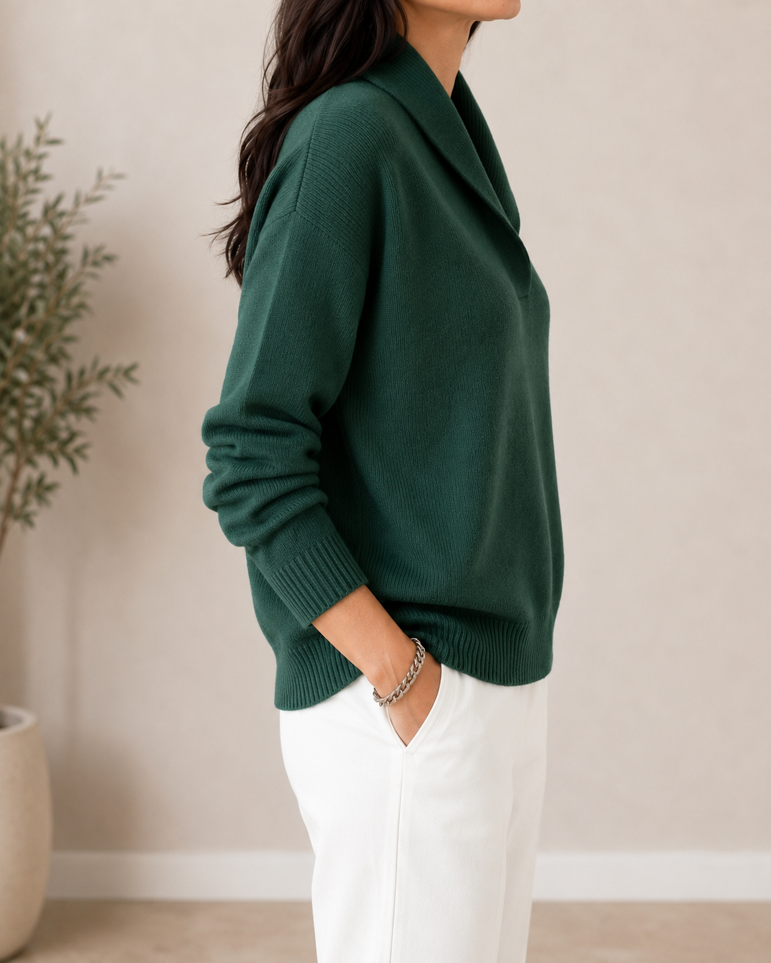 The Soft V-Neck Jumper