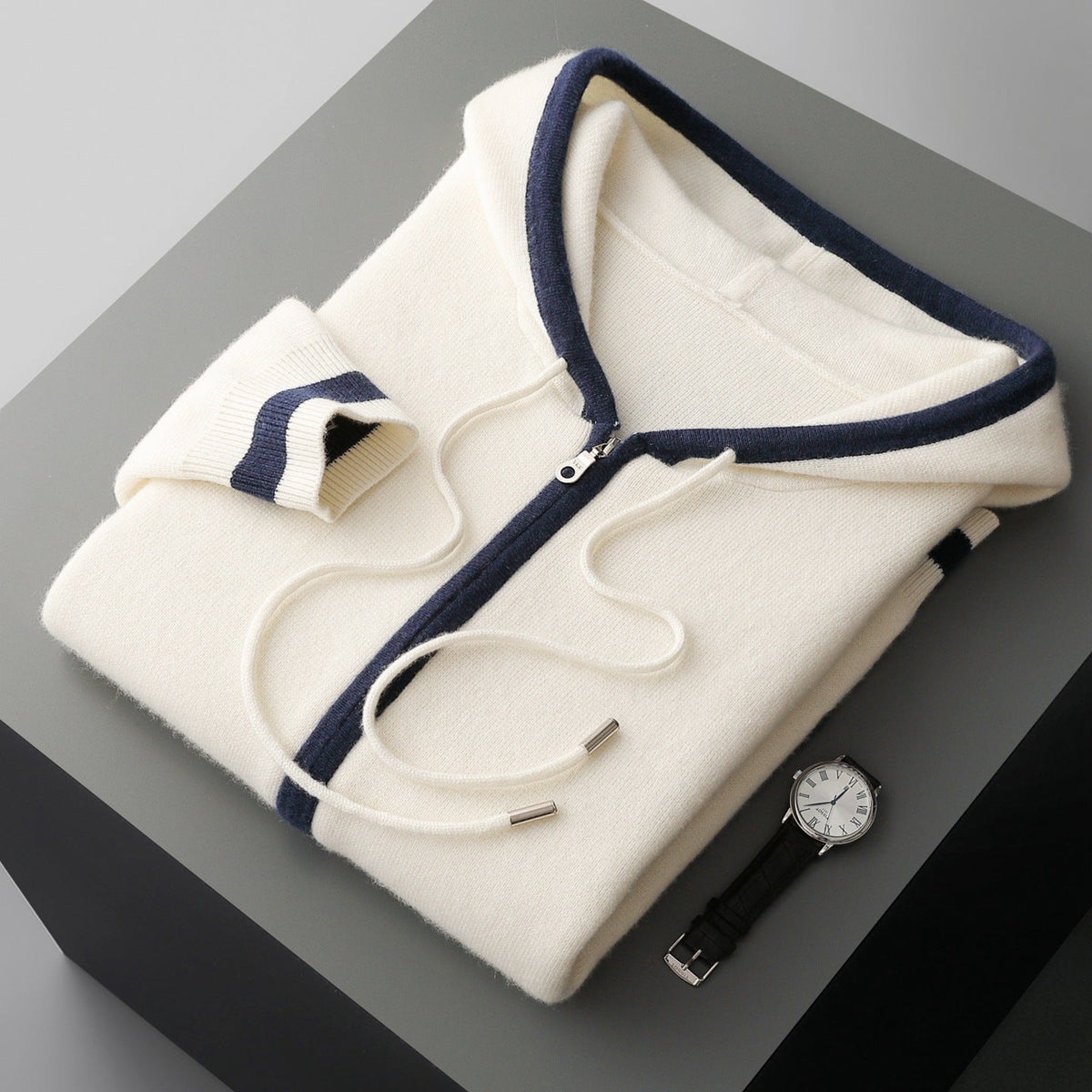 Varese Cashmere Zip Hoodie