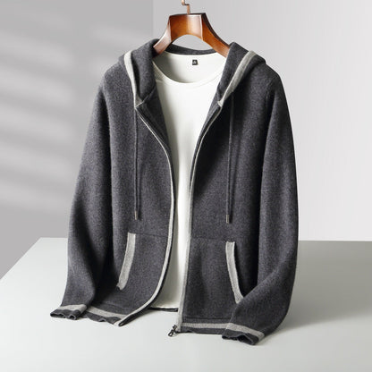 Varese Cashmere Zip Hoodie