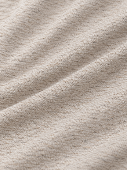 Oatmeal Heather Golf Quarter-Zip Pullover