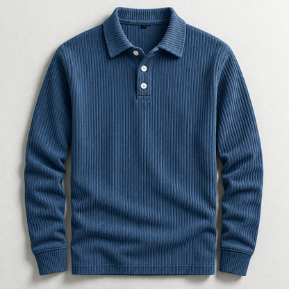 Hudson Corduroy Polo Sweater