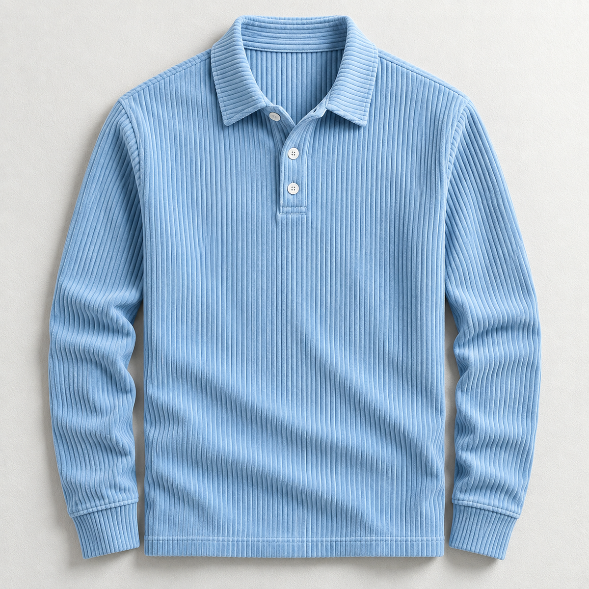 Hudson Corduroy Polo Sweater