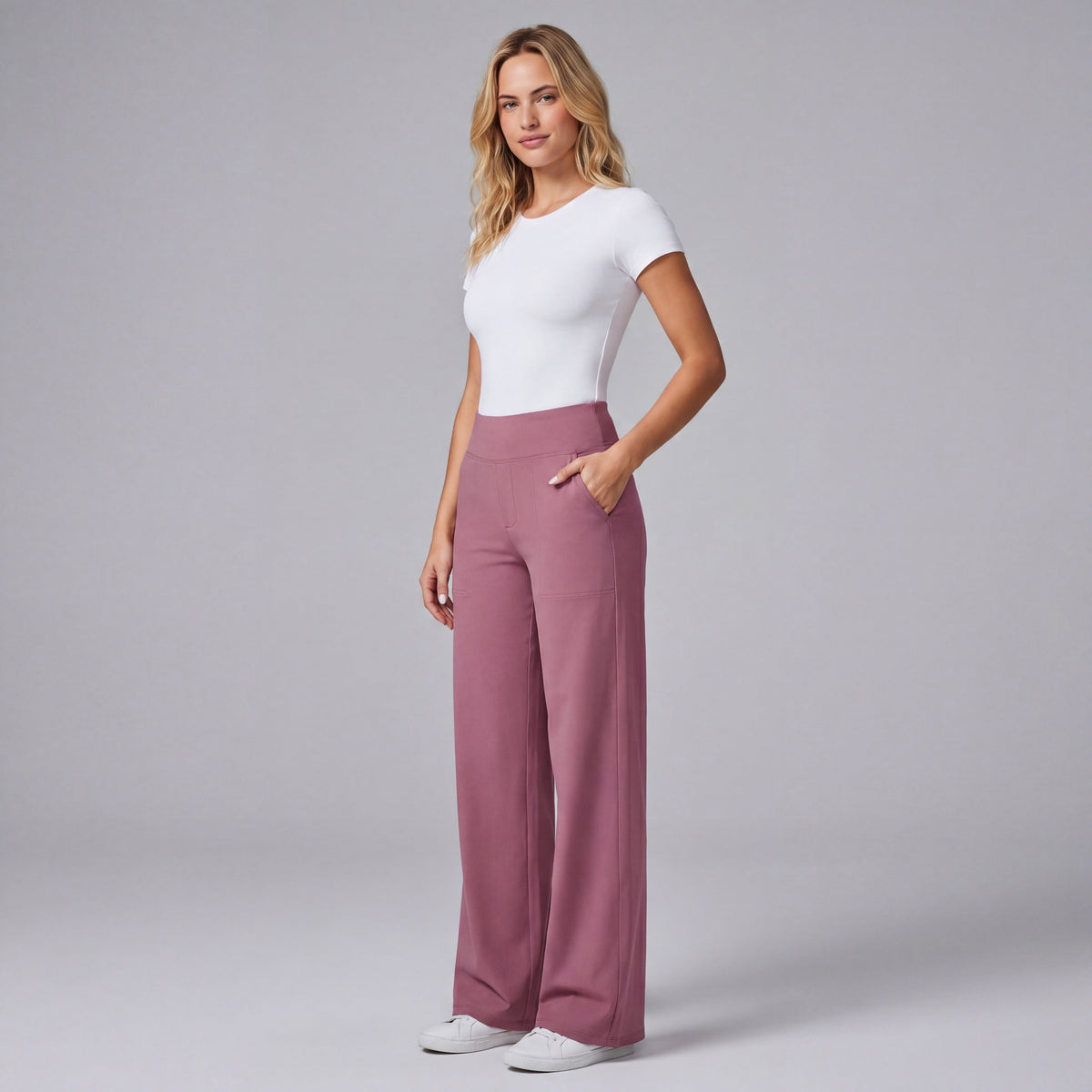 EverFlex High-Waist Wide Leg Pants