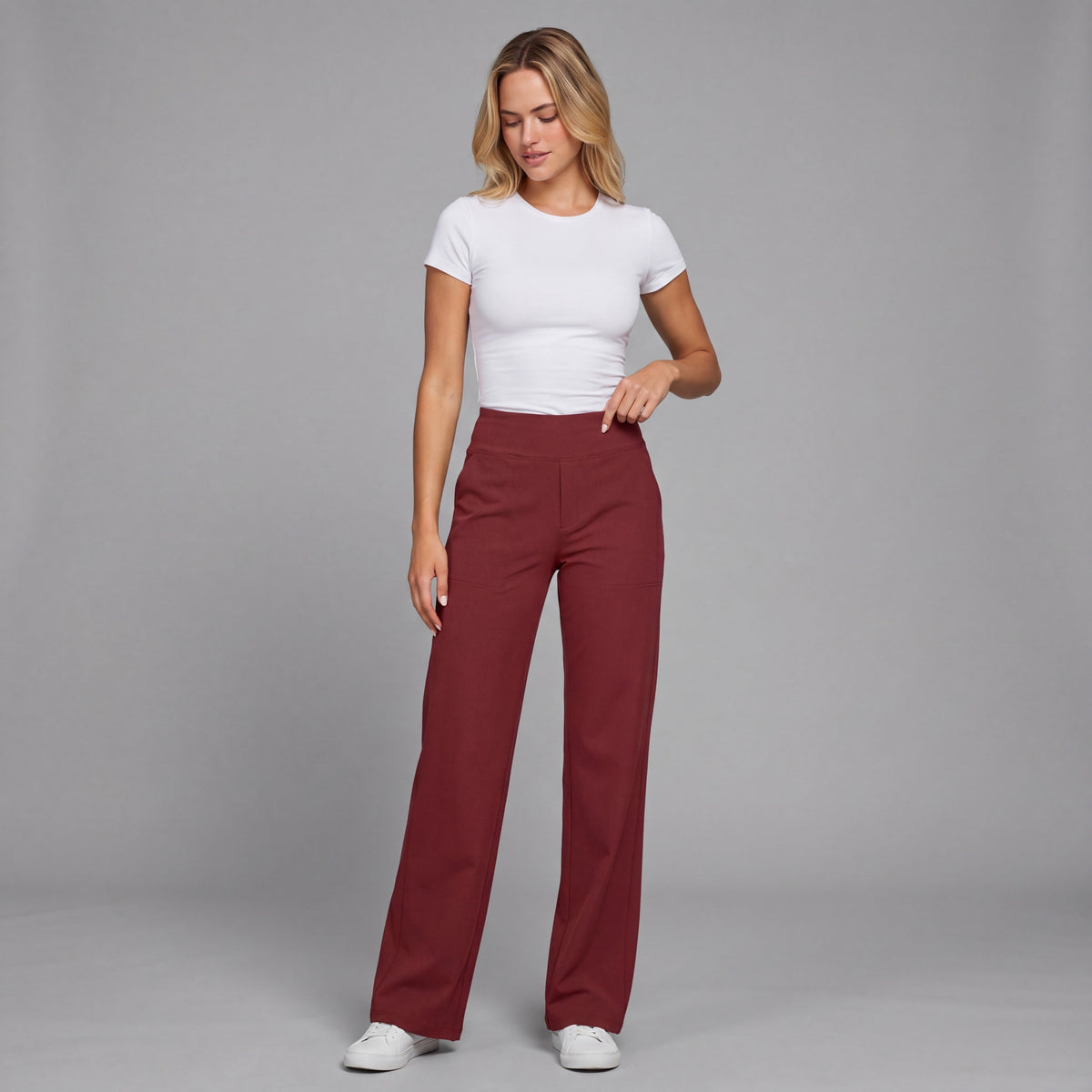 EverFlex High-Waist Wide Leg Pants
