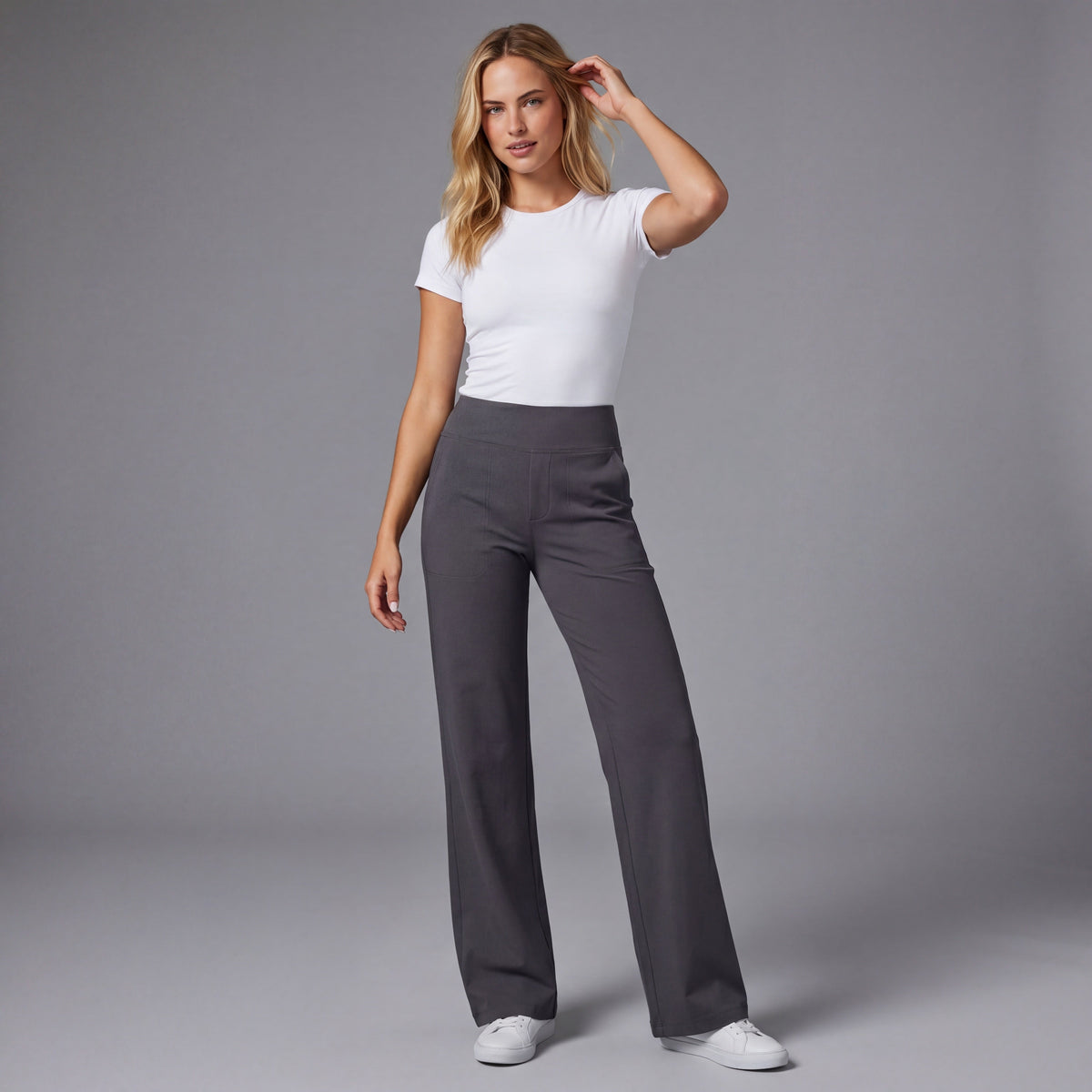 EverFlex High-Waist Wide Leg Pants