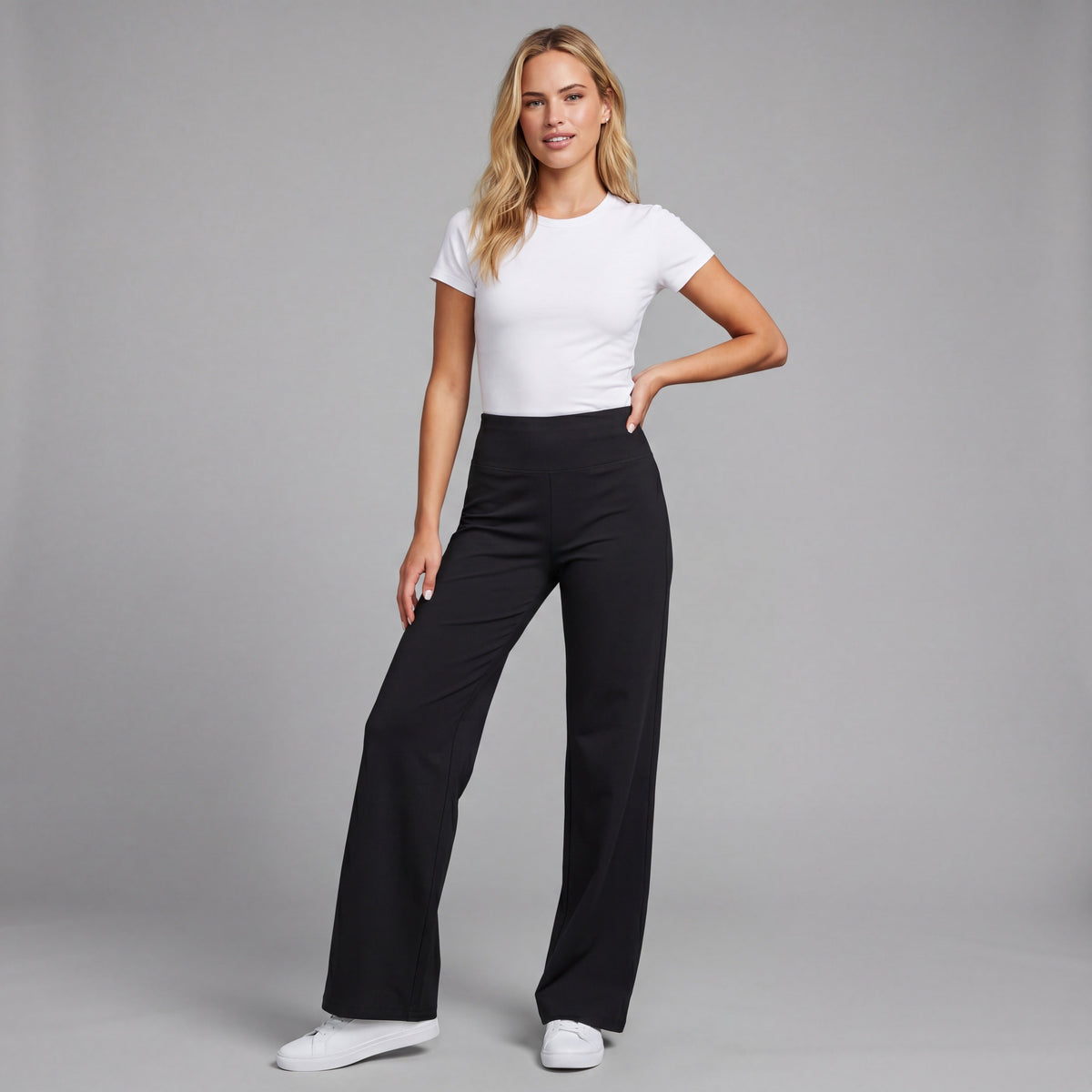 EverFlex High-Waist Wide Leg Pants