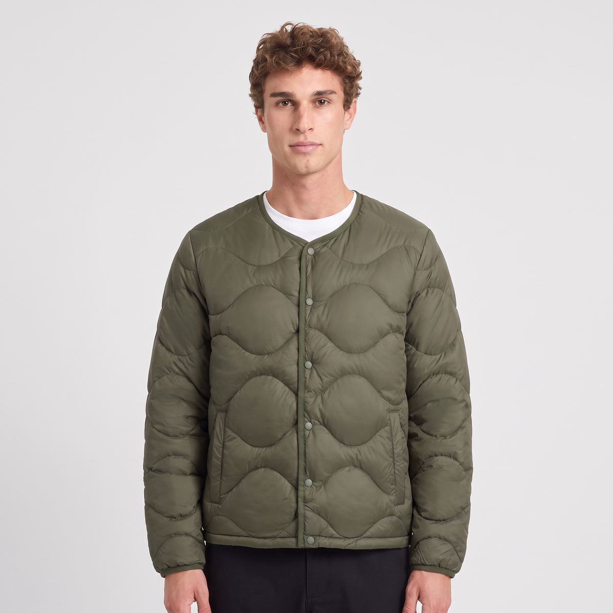 Men's Puffer Jacket - Lightweight Quilted Down Jacket for Layering