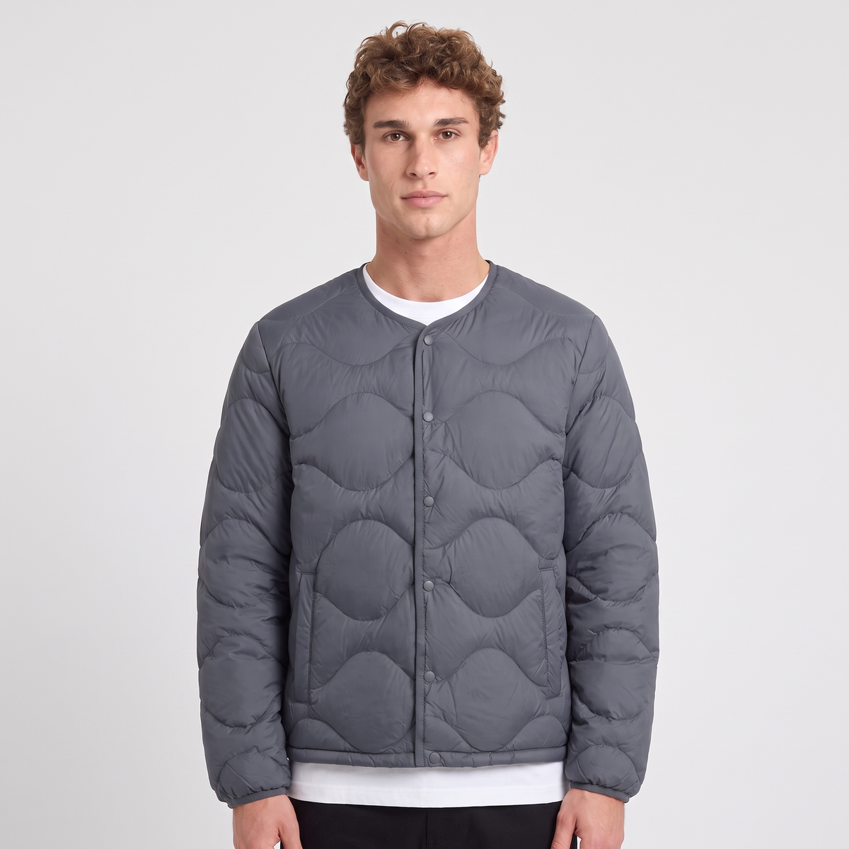 Men's Puffer Jacket - Lightweight Quilted Down Jacket for Layering