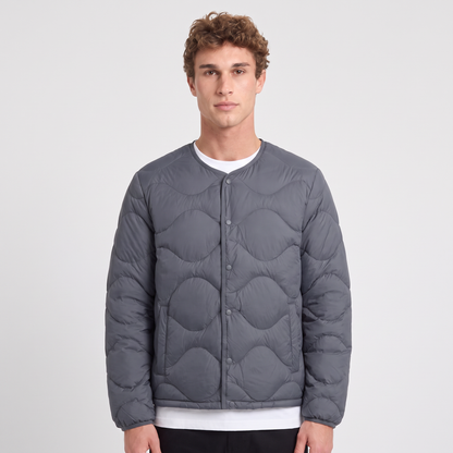 Men's Puffer Jacket - Lightweight Quilted Down Jacket for Layering