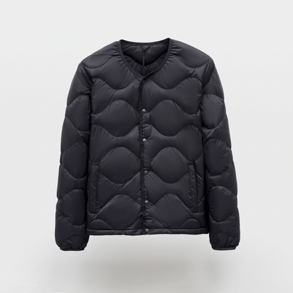 Men's Puffer Jacket - Lightweight Quilted Down Jacket for Layering