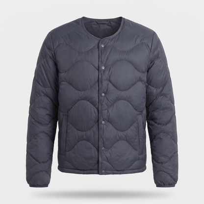 Men's Puffer Jacket - Lightweight Quilted Down Jacket for Layering