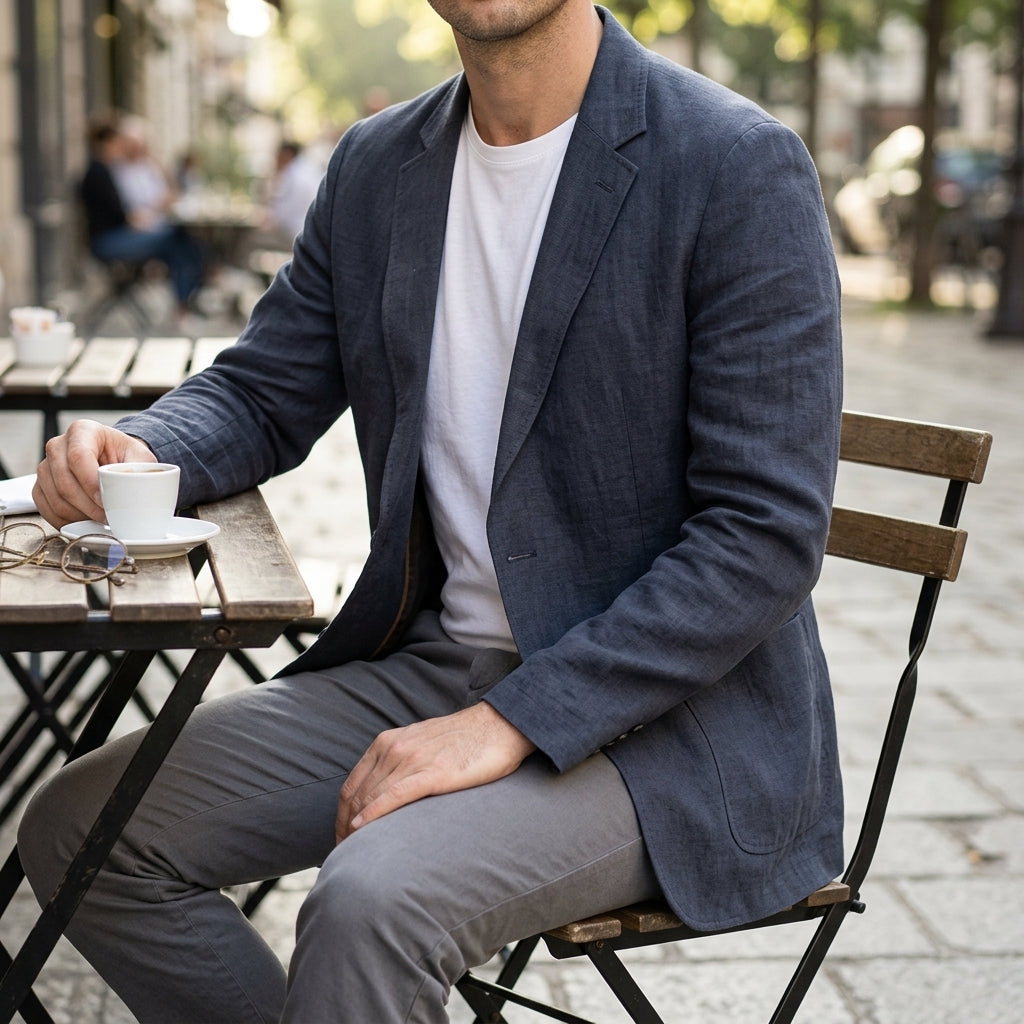 Rovelli Lightweight Linen Blazer