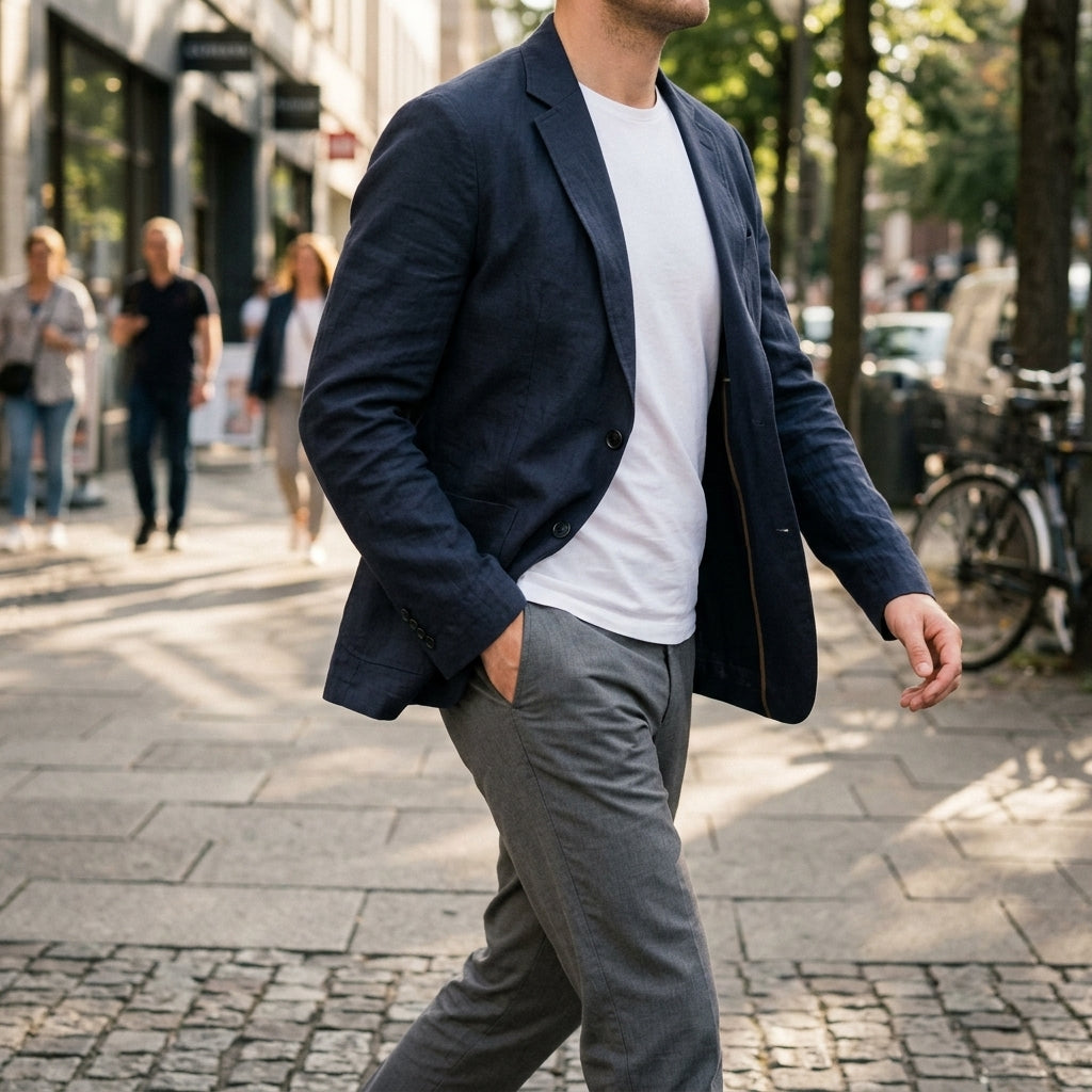 Rovelli Lightweight Linen Blazer