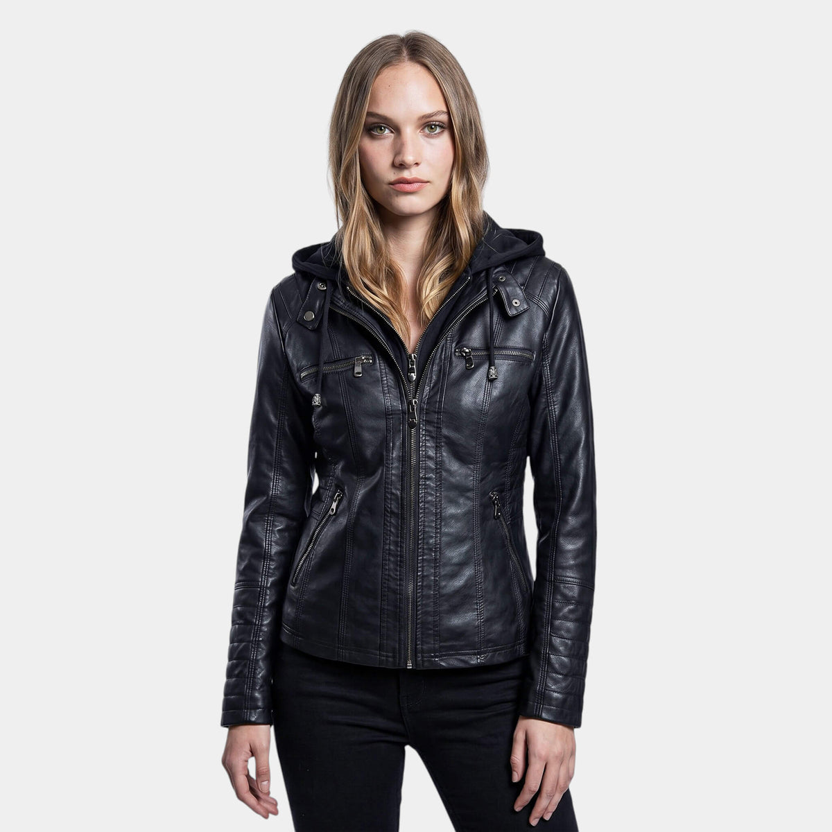 Siena Hooded Layered Jacket