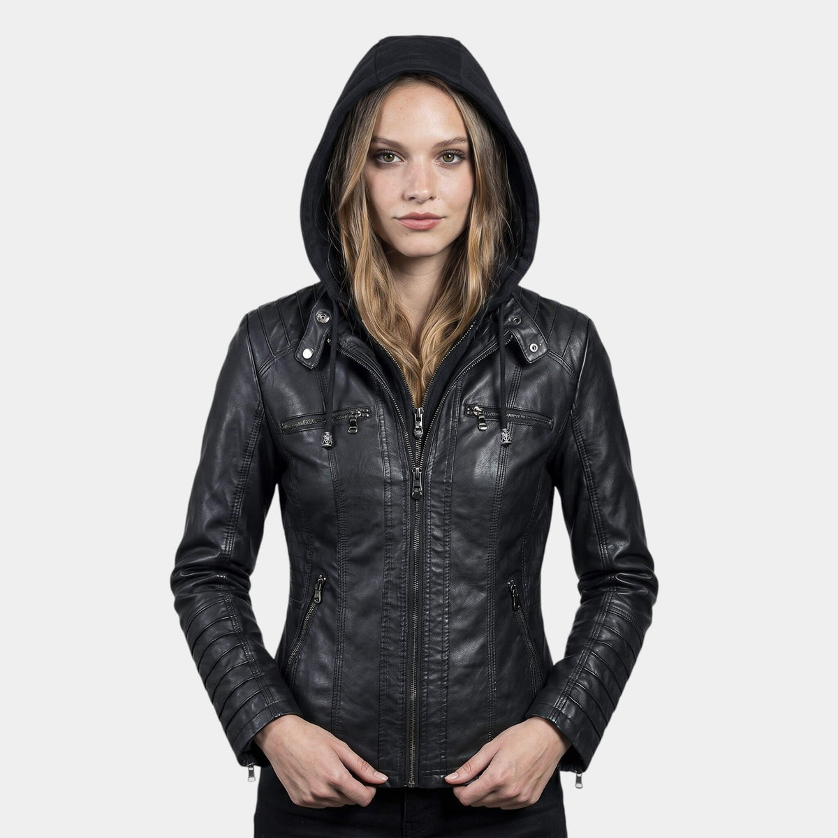 Siena Hooded Layered Jacket