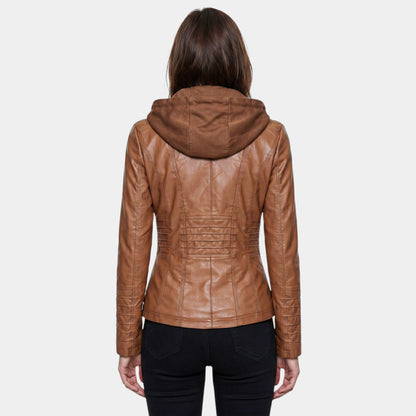 Siena Hooded Layered Jacket