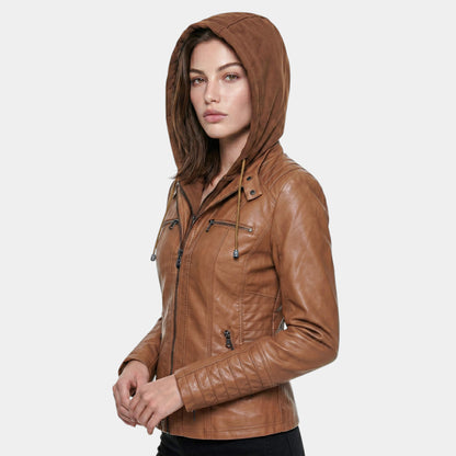 Siena Hooded Layered Jacket