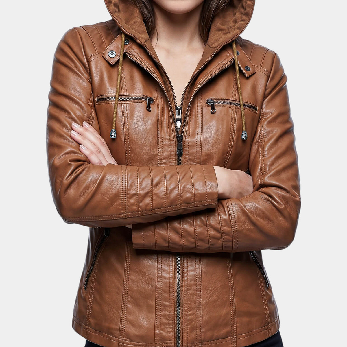 Siena Hooded Layered Jacket