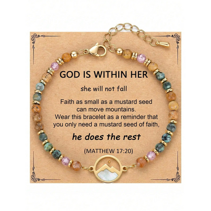 Mustard Seed Beaded Bracelet