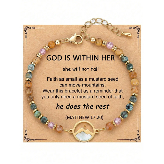 Mustard Seed Beaded Bracelet